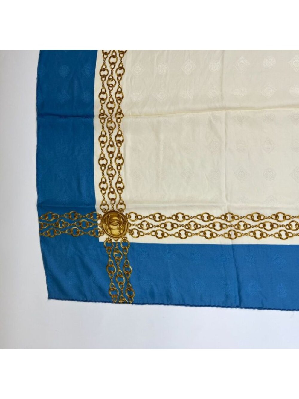 Chanel CC Logo Scarf Silk Multicolor Vintage - Picture 11 of 16